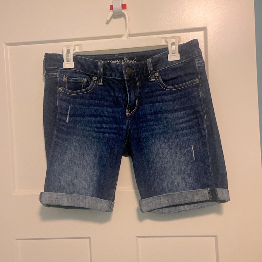 Denim shorts